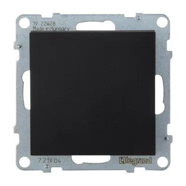 SUNO Выключатель 16АХ 250В. Безвинтовые зажимы. Цвет "Антрацит" | 721404 | Legrand