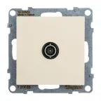 SUNO Розетка ТВ проходная 1,5дБ/14дБ 0-2400 МГц. Цвет "Слоновая кость" | 721265 | Legrand