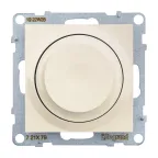 SUNO Светорегулятор с поворотной ручкой универсальный 300Вт без нейтрали. Цвет "Слоновая кость" | 721279 | Legrand