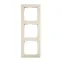 SUNO Рамка декоративная универсальная 3-постовая Цвет "Слоновая кость" | 721583 | Legrand