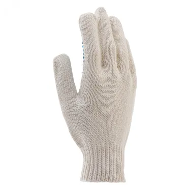 Перчатки трикотажные, с ПВХ точкой, 7 класс,
