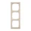 SUNO Рамка декоративная универсальная 3-постовая Цвет "Песочный" | 721533 | Legrand
