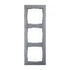 SUNO Рамка декоративная универсальная 3-постовая Цвет "Матовый алюминий" | 721563 | Legrand