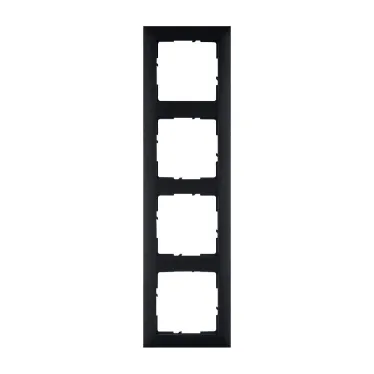 SUNO Рамка декоративная универсальная 4-постовая Цвет "Темно-серый" | 721554 | Legrand