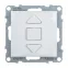 SUNO Переключатель кнопочный для жалюзи и рольставней 6А 250В. Безвинтовые зажимы. Цвет "Белый" | 721138 | Legrand