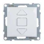 SUNO Переключатель кнопочный для жалюзи и рольставней 6А 250В. Безвинтовые зажимы. Цвет "Белый" | 721138 | Legrand