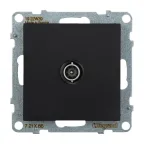 SUNO Розетка ТВ оконечная 10дБ 0-862 МГц. Цвет "Антрацит" | 721466 | Legrand