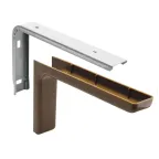 Консоль с декоративной накладкой, 240 мм, коричневый (1 шт)  - накл. | 129959 | Tech-KREP