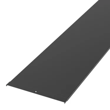 Крышка лотка 300х3000 (0,7 мм) RAL 9005 (12 м/уп) | PR16.9873 | Промрукав