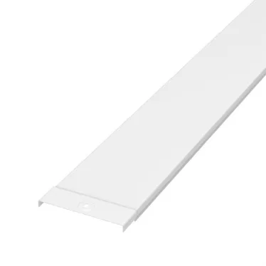 Крышка лотка 100х3000 RAL 9003 (24 м/уп) | PR16.10290 | Промрукав