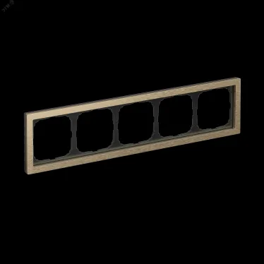 ARTGALLERY PURE 5-постовая РАМКА, МЕТАЛЛ ЛАТУНЬ