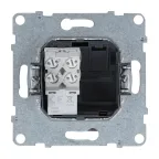 SUNO Телефонная розетка RJ11 одиночная. Цвет "Алюминий" | 721361 | Legrand