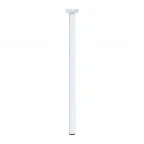 Ножка металл.круглая, нерегулир, D30х700мм, белая - накл.  | 151248 | Tech-KREP