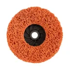                  Круг зачистной коралловый CERAMIC 125xМ14, быстрая установка, адаптер | KR-90-0030-1 | Kranz
               