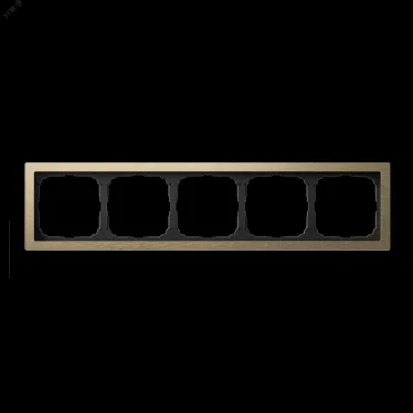 ARTGALLERY PURE 5-постовая РАМКА, МЕТАЛЛ ЛАТУНЬ