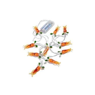 Гирлянда-Морковки акрил 1,35м световая часть + 0,3м