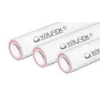 Труба полипропиленовая 32x5.4 SDR 6 PN 25 PPR армированная стекловолокном белая, хлыст 2м