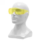 Очки защитные открытого типа, желтые, ударопрочный поликарбонат