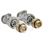                  Узел для нижнего подключения радиатора 1/2'x3/4' евроконус (комплект)
               