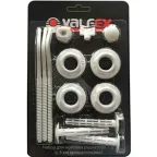                  Комплект для монтажа радиаторов с 3-мя кронштейн ами 3/4''
               