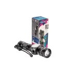 Фонарь ручной аккумуляторный 10Вт LED+3Вт COB, 9 режимов, зум-линза, Li-ion26650 3000mAh