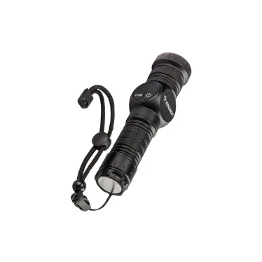 Фонарь ручной аккумуляторный 10Вт LED+3Вт COB, 9 режимов, зум-линза, Li-ion26650 3000mAh