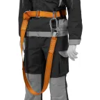                  Удерживающая привязь УП I, безлямочная, А-строп из синтетической ленты
               