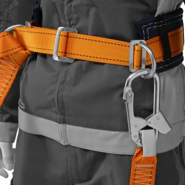 Удерживающая привязь УП I, безлямочная, А-строп из синтетической ленты