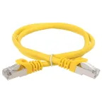 Патч-корд категории 6 FTP LSZH 0.5м жёлтый