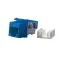 Вставка Keystone Jack RJ-45(8P8C) категория 6 синяя