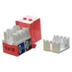                  Вставка Keystone Jack RJ-45(8P8C) категория 5e красная
               