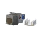                  Вставка Keystone Jack RJ-45(8P8C) категория 6 серая
               