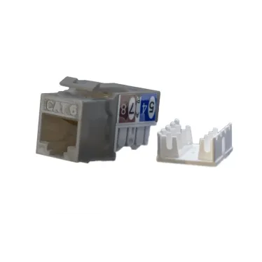 Вставка Keystone Jack RJ-45(8P8C) категория 6 серая