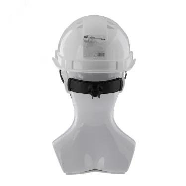 Каска защитная с храповым механизмом, модель Европласт (К-03), белая