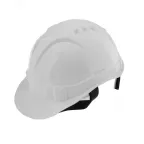 Каска защитная с храповым механизмом, модель Европласт (К-03), белая