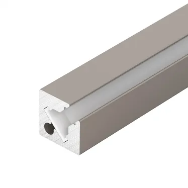 Профиль c экраном SL-KANT-H10-SQUARE-2000 CHAMPAGNE GOLD Алюминий+пластик