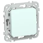 FLITE Выключатель 1-клавишный кнопочный 10А ВС11-2-0-ФлХЛ холодный лед | FI-V14-0-10-1-K94 | IEK