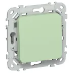 FLITE Выключатель 1-клавишный кнопочный 10А ВС11-2-0-ФлФ фисташковый | FI-V14-0-10-1-K93 | IEK