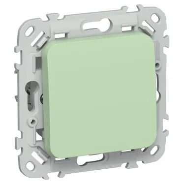 FLITE Выключатель 1-клавишный кнопочный 10А ВС11-2-0-ФлФ фисташковый | FI-V14-0-10-1-K93 | IEK