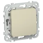 FLITE Выключатель 1-клавишный кнопочный 10А ВС11-2-0-ФлШ шампань | FI-V14-0-10-1-K37 | IEK