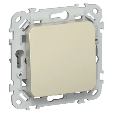FLITE Выключатель 1-клавишный кнопочный 10А ВС11-2-0-ФлШ шампань | FI-V14-0-10-1-K37 | IEK
