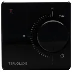 Терморегулятор механический «Теплолюкс» LC 001 черный | 100023498000 | Теплолюкс