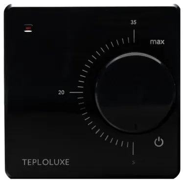 Терморегулятор механический «Теплолюкс» LC 001 черный | 100023498000 | Теплолюкс