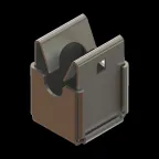 Держатель для прутка D8 мм "Быстрый монтаж" INOX304 | DBM-D8 INOX304 | КМ - профиль