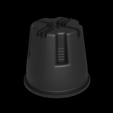 Держатель пластиковый X-образный для прутка D8-10 мм H100 мм с утяжелителем | DPPUX-H100-D8-10 | КМ - профиль