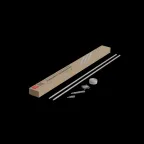                  Комплект заземления из 2 стержней D-20 мм L-3 м безмуфтовый (конус Морзе) TD | KTZ-D20-L3 TD | КМ - профиль
               