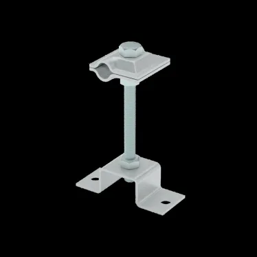 Универсальный соединитель на мостовой опоре для прутка D6-12 мм H130 TD | USMO-H130-6-12 TD | КМ - профиль