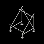                  Опорная конструкция для установки солнечной панели/коллектора TECHNORAPTOR STEELFOOT | KM-TR-STF-SSfSPI-C | КМ - профиль
               