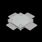                  Соединитель крестообразный для полосы до 50 мм с 2 пластинами INOX304 | 2XS-B50 INOX304 | КМ - профиль
               