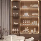 Профиль c экраном SL-KANT-H10-SQUARE-2000 CHAMPAGNE GOLD Алюминий+пластик